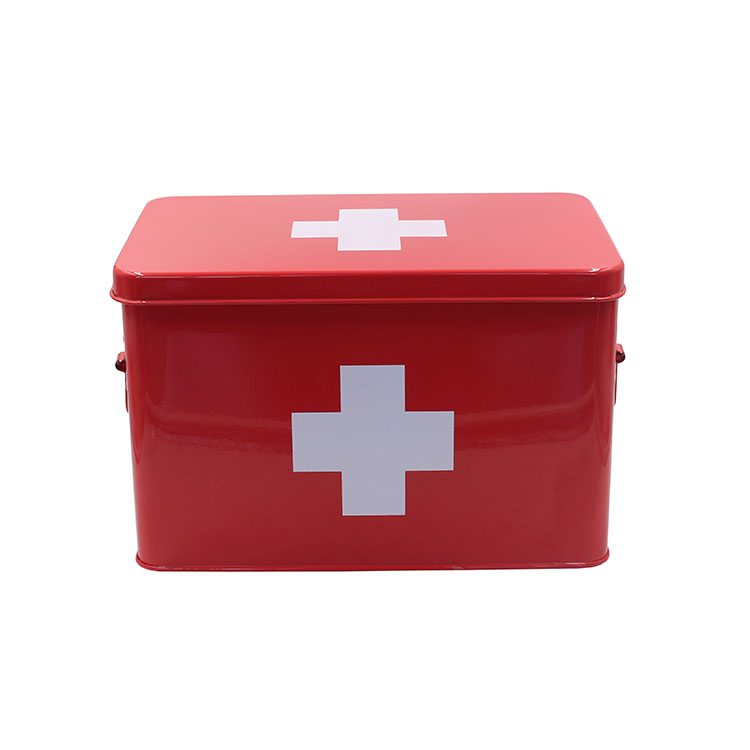 Medizin-Box First Aid, Metall